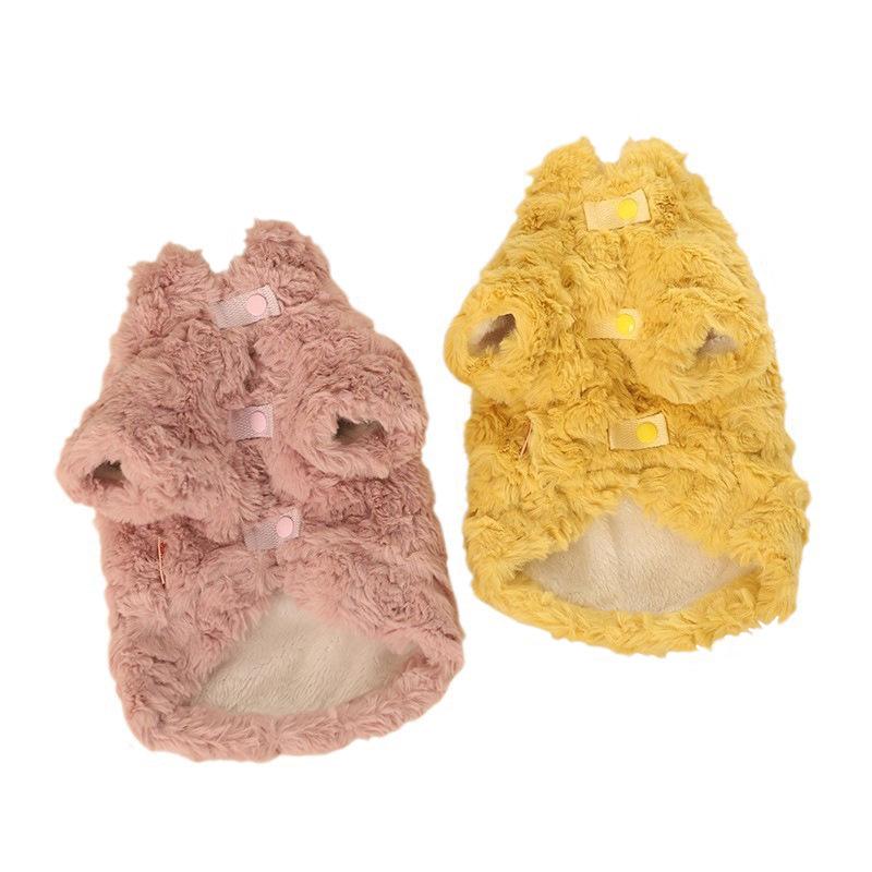 Chaqueta Cálida de Invierno para Gatos - Abrigo de Algodón Felpa Anticaída de Pelo para Ragdolls y Gatitos