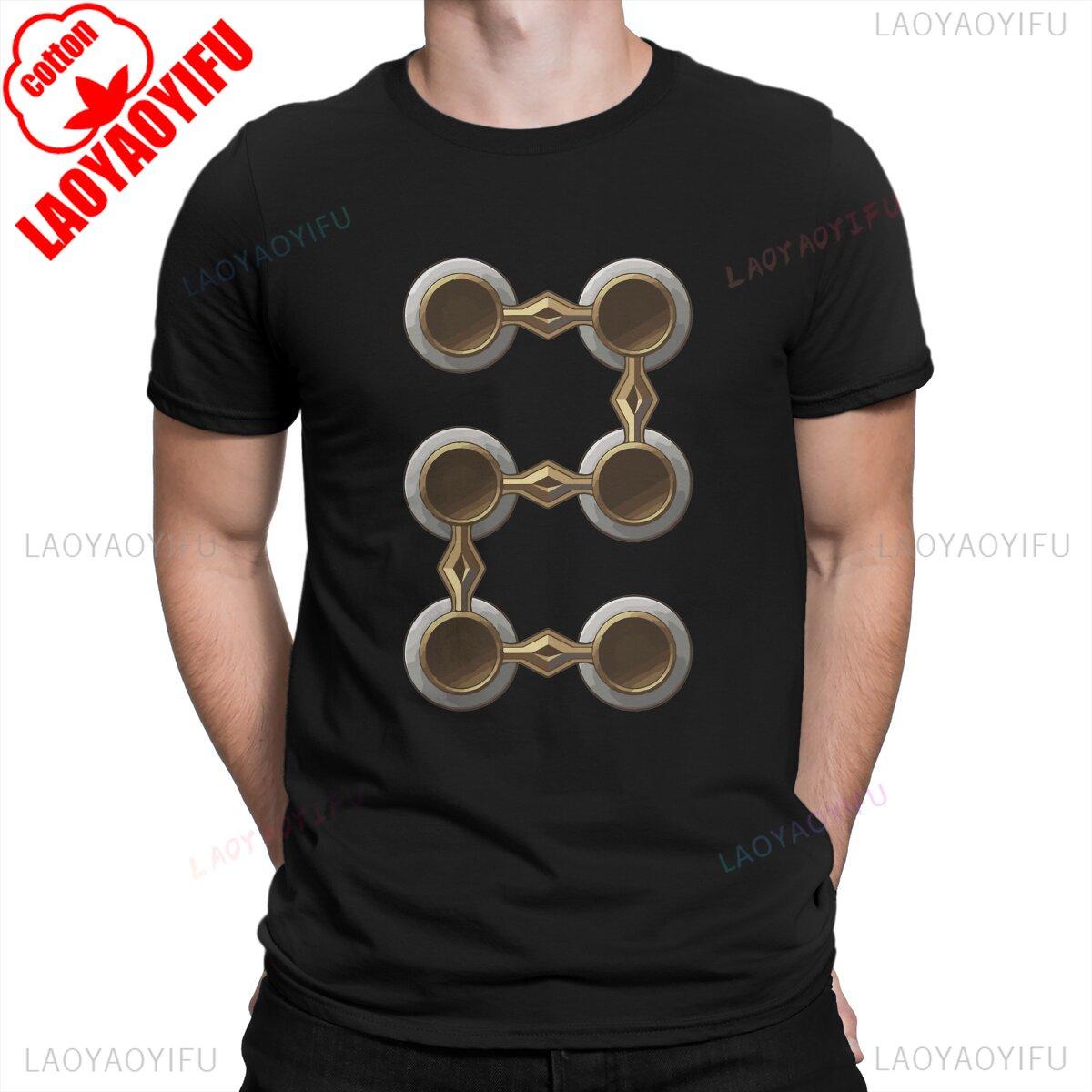 

Tabula Rasa T Shirts for Men Cotton Casual T-Shirts Round Neck Path of Exile Tee Shirt Short Sleeve Clothes Printed S
