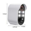 2.4G WiFi Camera IP65 Waterproof Two Way Audio Camera USB Charging Surveillance Security Cameras for Patio Porch Indoor