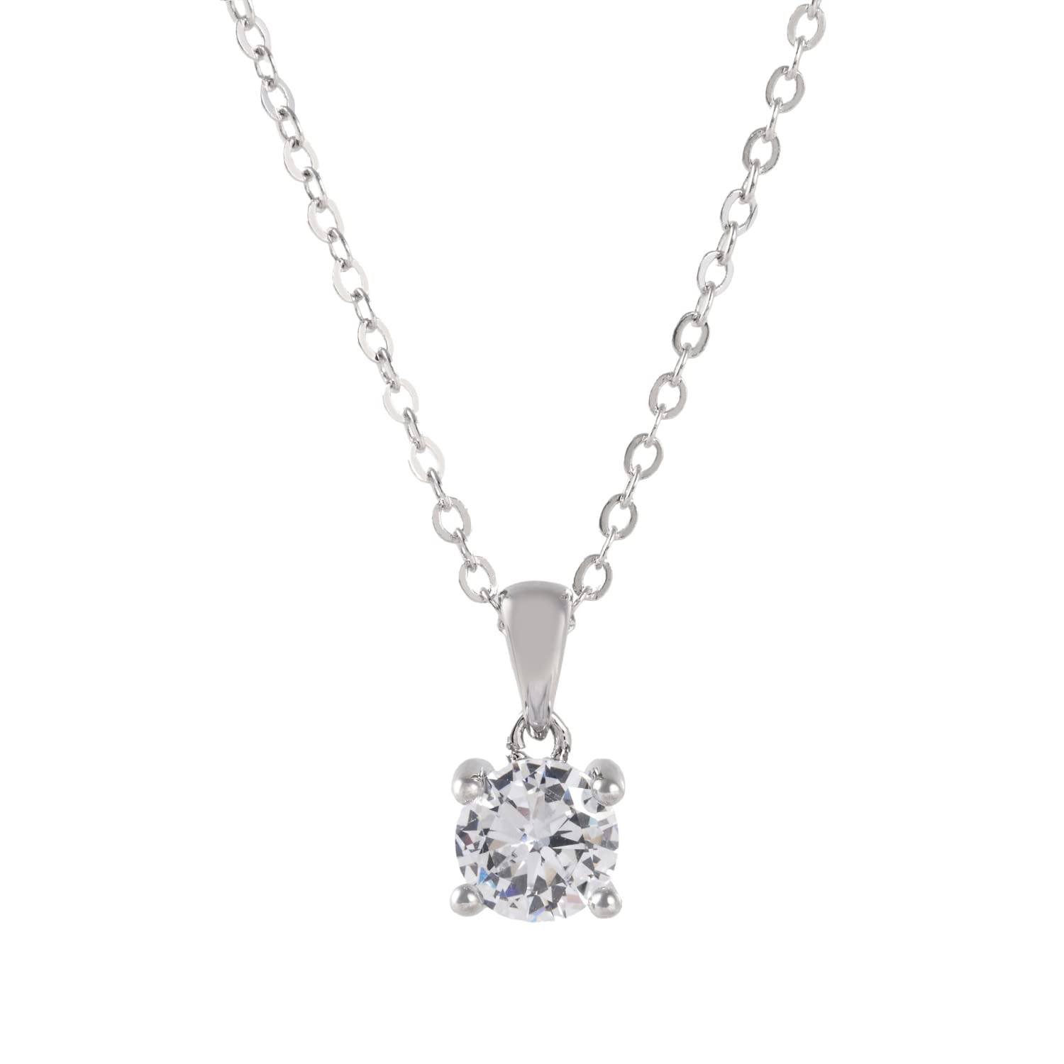 

[MIONO] [Produced by Yumi Katsura] CZ Grade D Color Zirconia Necklace Pendant Yumi sienne Dangle Popular Large Luxurious (1 stone)