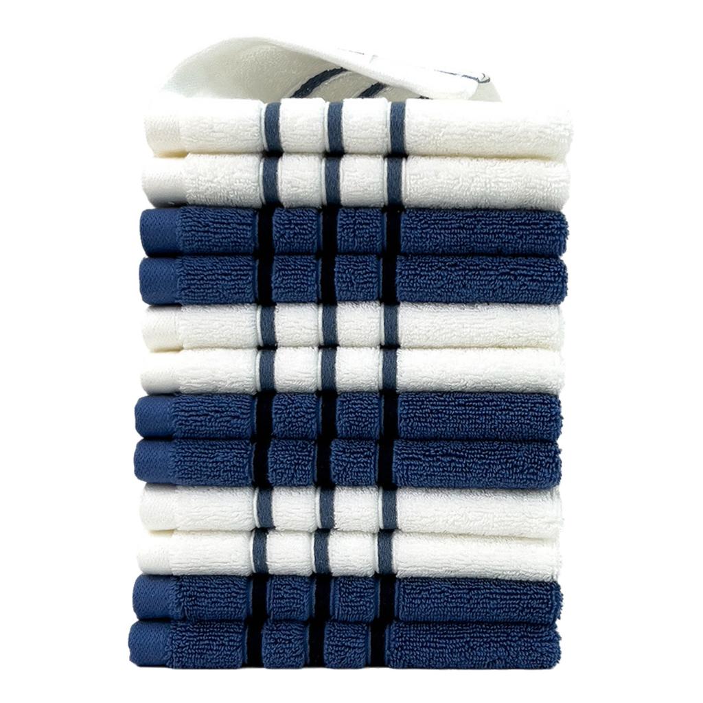 12 Adet Pamuklu Kare Havlu Pamuklu Ev Küçük Havlu Kalınlaştırılmış Yumuşak HAVLU Sıcak ve Rahat Ev Günlük İhtiyaçları Özenle Dokunmuş Havlular