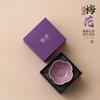Purple Teacup Ceramic Tea Set Master Cup Gift Large Tea Cup Drinking Tea Cup Thank You Companion Gift Personal Cup