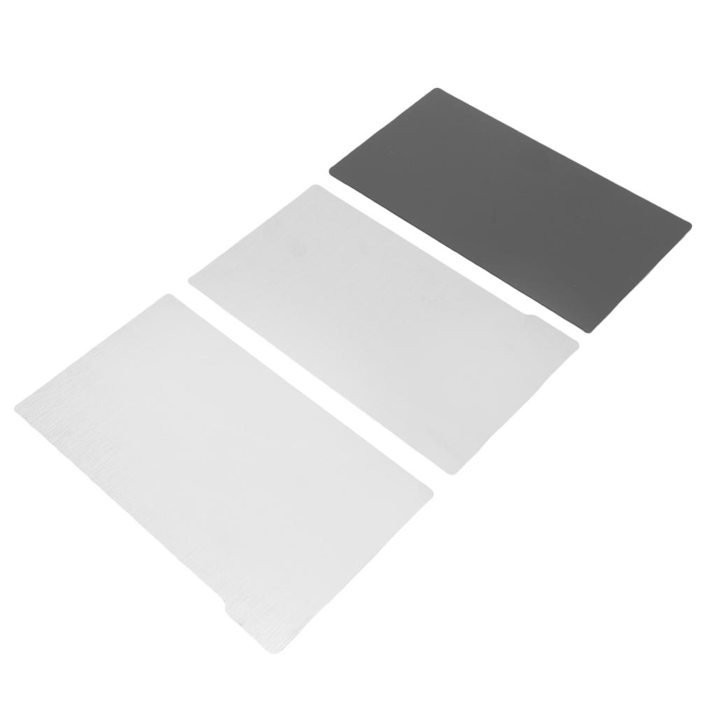 2 Pcs 3D Printer LCD Build Plate Suitable for Photon Mono 4 163x90mm Flexible Build Plate with Soft Magnetic Base