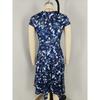 Summer V-neck Pocket Short Sleeve Printed Long Elegant Dress for Women European American Style