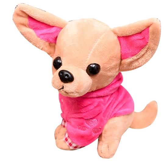 17cm Cute Mini Chihuahua Dog Plush Toy Soft Stuffed Animal Doll Birthday Gift