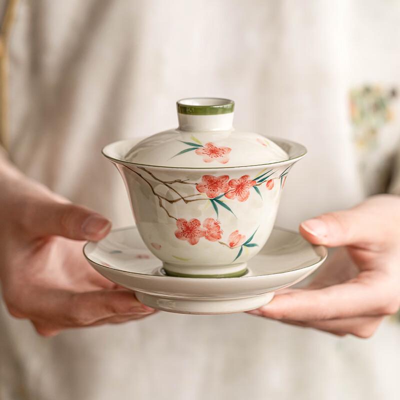 Jiumuqing Ceramic Gongfu Tea Gaiwan