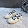 [Fanfna] Velcro shallow single shoes women's 2025 spring and summer new casual Mary Jane shoes cloth casual shoes