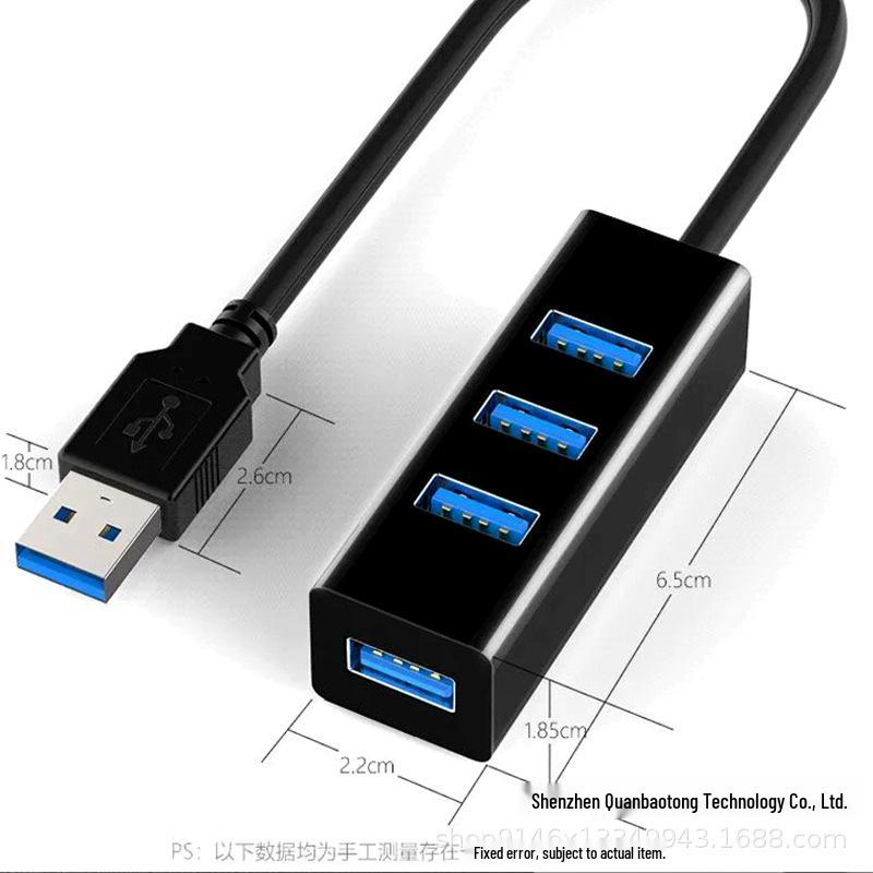 Driver-Free 7-Port USB 3.0 Hub with Individual Switches