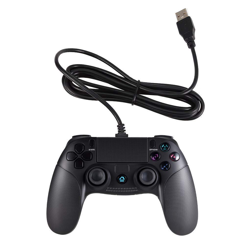 

Wired Controller Compatible with PS4 Hokyzam MK07 PS4 Gamepad Wired USB Connection Game Controller with Vibration Function Stable DUALSHOCK 4