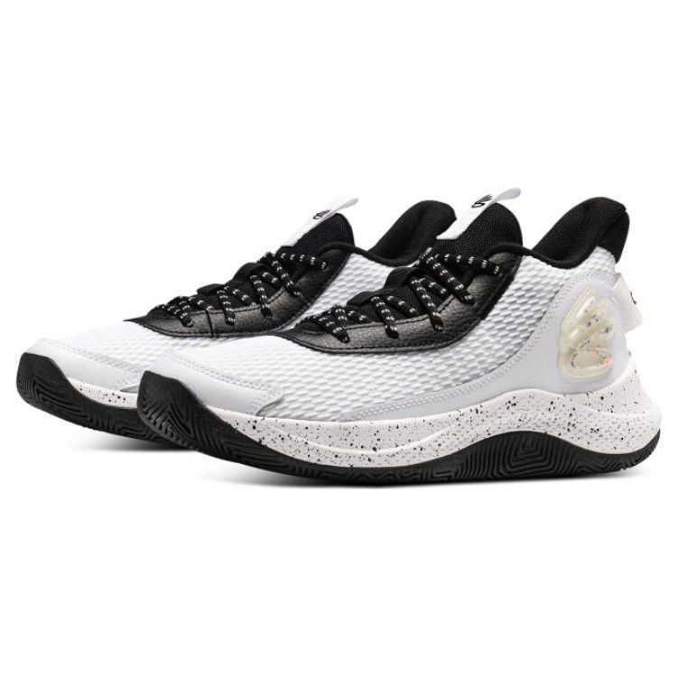 Under Armour Unisex Curry 3Z7 Basketball Shoes White White Black 3026622-101