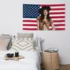 1pc  USA Flag Tapestry Kpop Star Fan Gift Dorm Bedroom Wall Decor