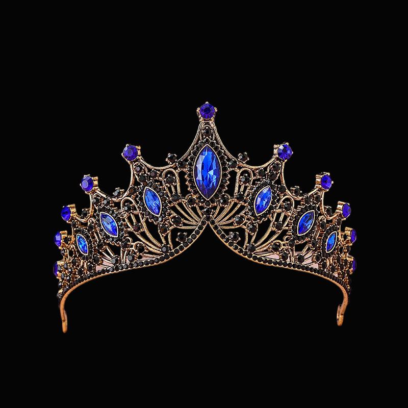 Bridal Crown Headband Headband Wedding Korean Style Birthday Adult Gift Crystal Crown Princess Dress Hair Accessory