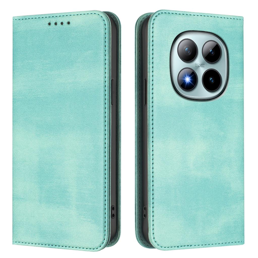 Für Xiaomi Redmi Note 15 Pro+ 5G Brieftaschenkoffer Retro-Textur RFID-Blockierung Leder-Handyhülle