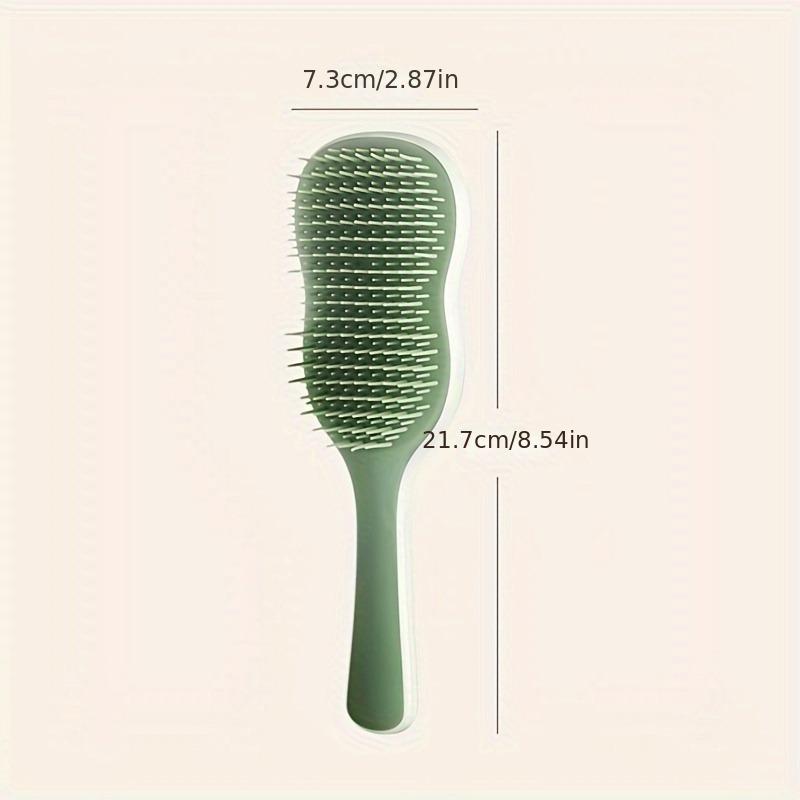 1pc Banana Leaves Design Hairdressing Comb Fluffy Hair Styling Comb Scalp Massage Hair Comb