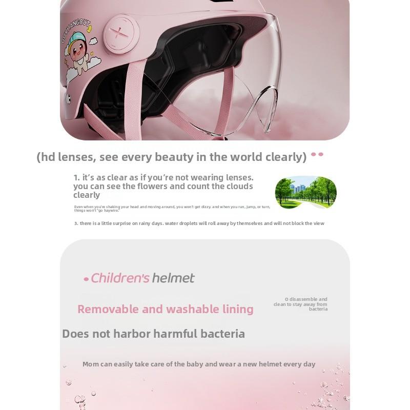Children's Helmet Boys and Girls Four Seasons Universal Electric Car Children Scooter Helmet