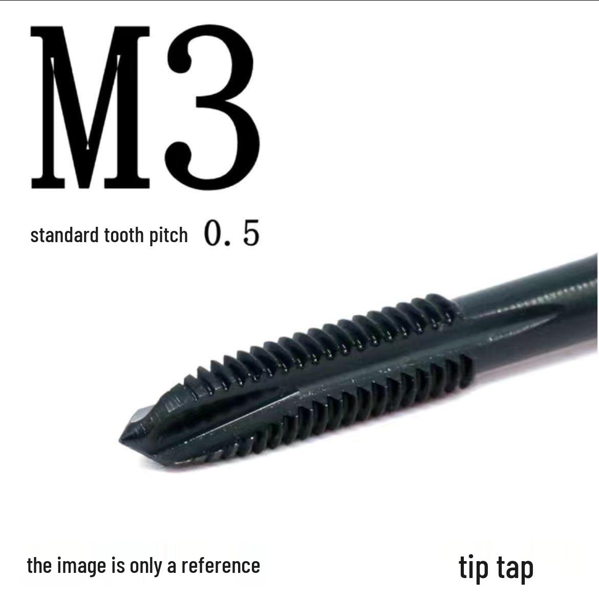 Nitrided Steel Spiral Tap for Through & Blind Holes, Sizes M3-M10