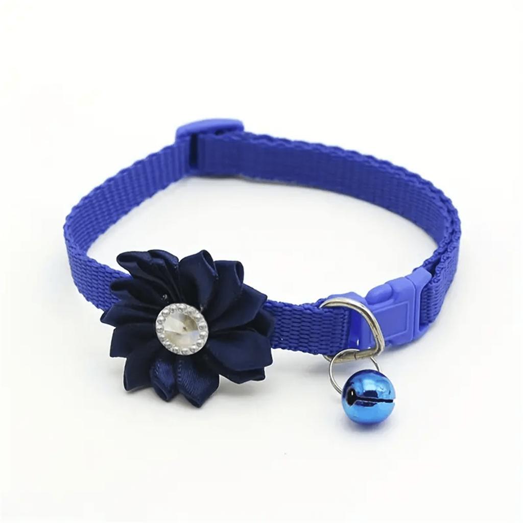 1pcs Adjustable Flower Dog Collar For Small, Medium, And Large Dogs And Cats - Stylish And Comfortable Pet Accessory