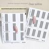 Versatile French Nail Stickers - Multi-Curvature, Transparent Craft with Positioning Lines