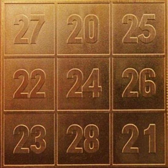 Kupfer Metall Kubera Yantra Für Reichtum Und Wohlstand Mit Nummer 72, Fülle-Karte Für Geldbörse,