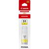 Cartouche D'encre - Canon - GI-51Y - Jaune - 70ml - Compatible PIXMA G1520, G2520, G2560, G3520, G3560