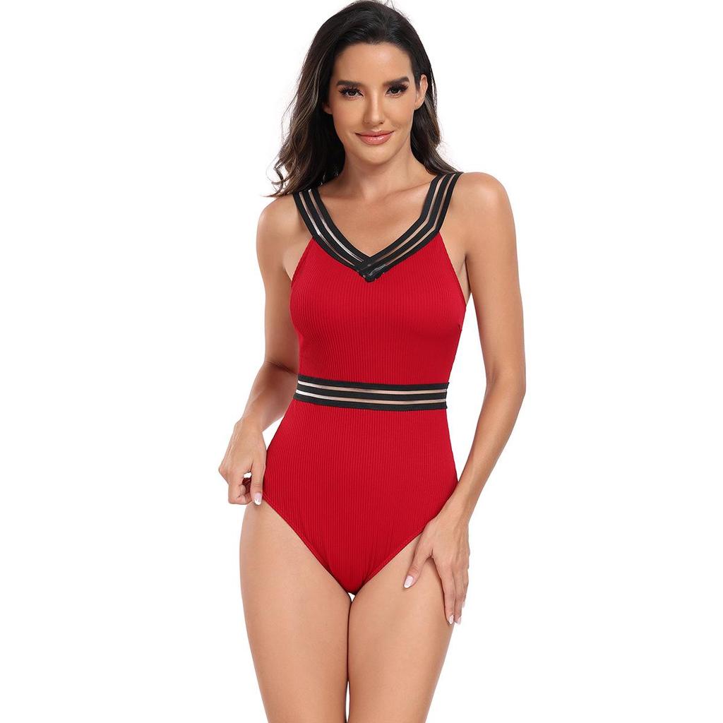 2024 European & American Quick-Dry One-Piece Women's Swimsuit