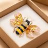 Multi Color Enamel Bee Brooch Glitter Delicate Decor Pin for Christmas Party Outfit Decoration Holiday Exchange Gifts