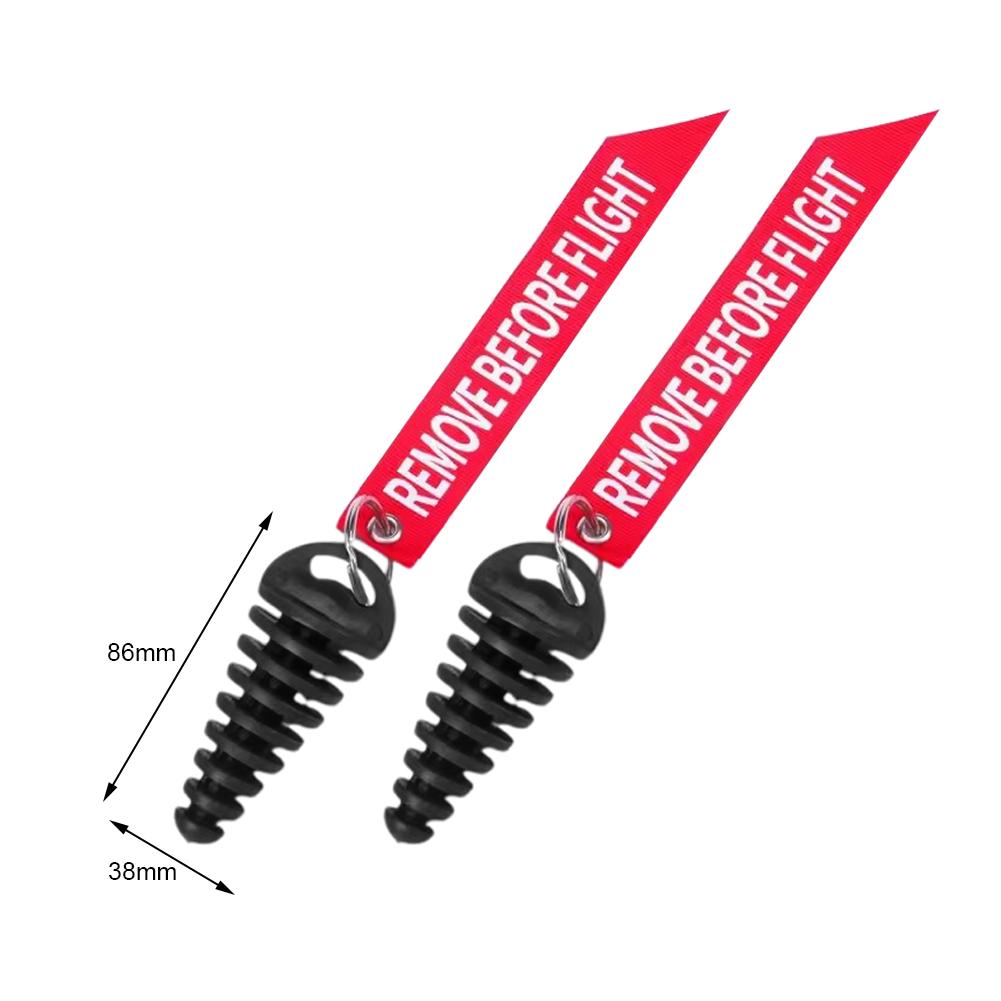 Silicone Exhaust Wash Plug for Motorcycle/Motocross - Waterproof Tailpipe Plug  Off-Road Muffler Protector,Pipe Protector