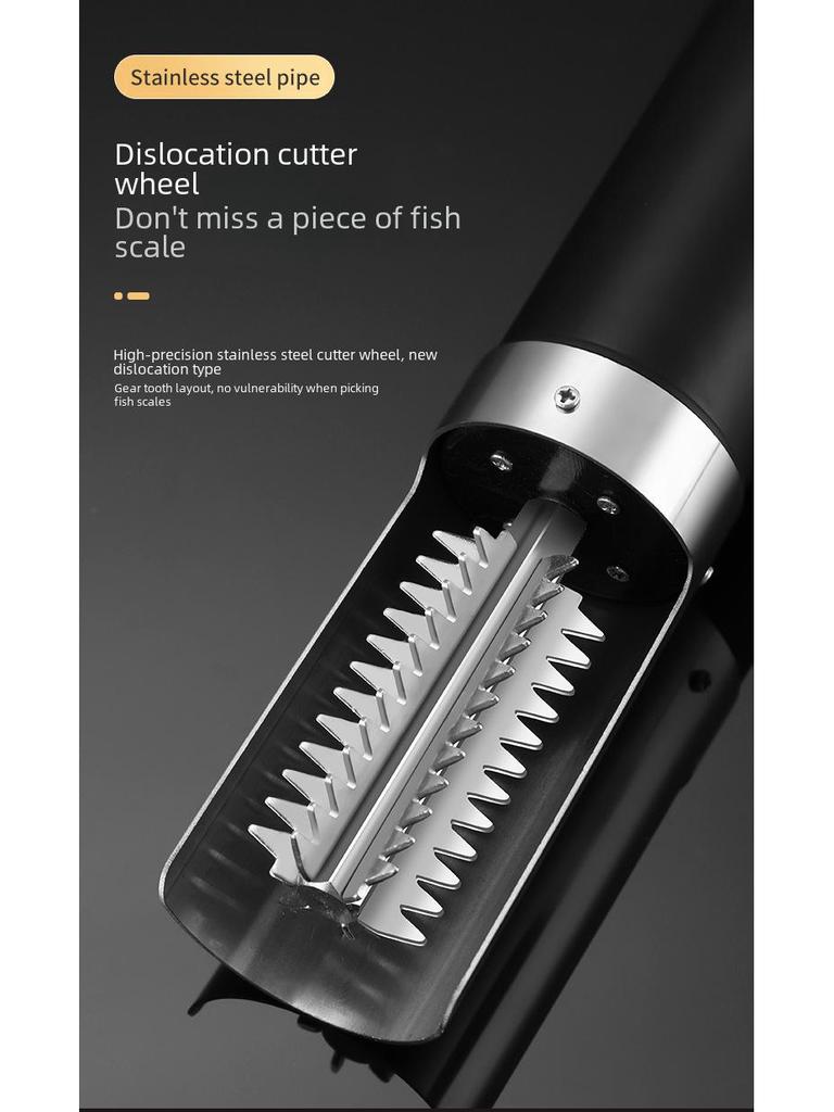 Cordless Electric Fish Scale Remover Scraper for Commercial and Home Use