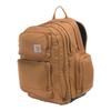 Carhartt 35L Durable Pack with Laptop Sleeve and Duravax Everyday Triple One Size Backpack, Abrasion-Resistant Base, Compartment, Brown,