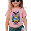 Girl T-Shirt 3D Flower Print T-Shirts for Girls Short Sleeve Children Top Casual Outdoor Girl Clothes 7 to 8 Years Kids T Shirt