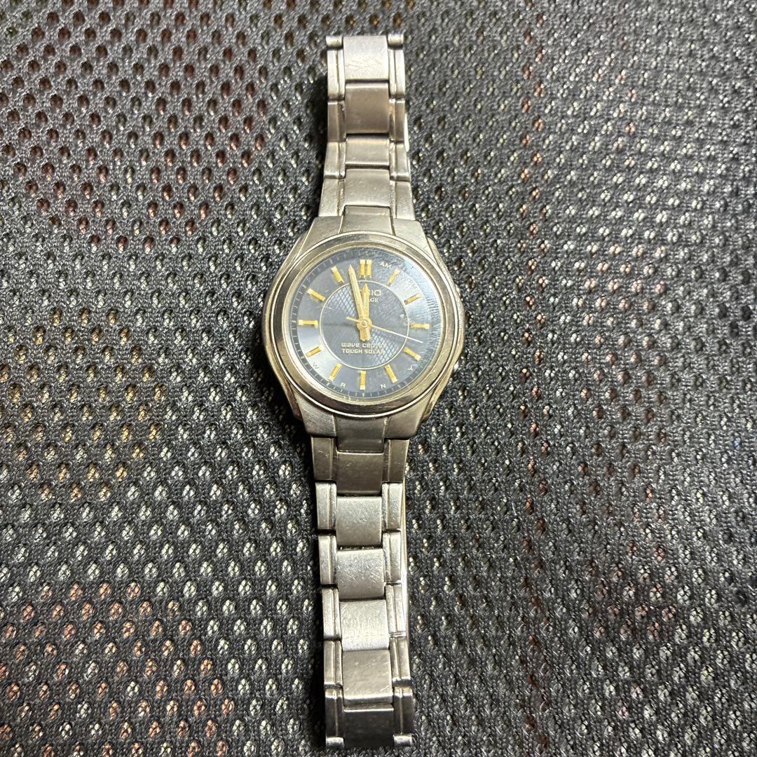 CASIO LINEAGE wave ceptor radio solar main unit