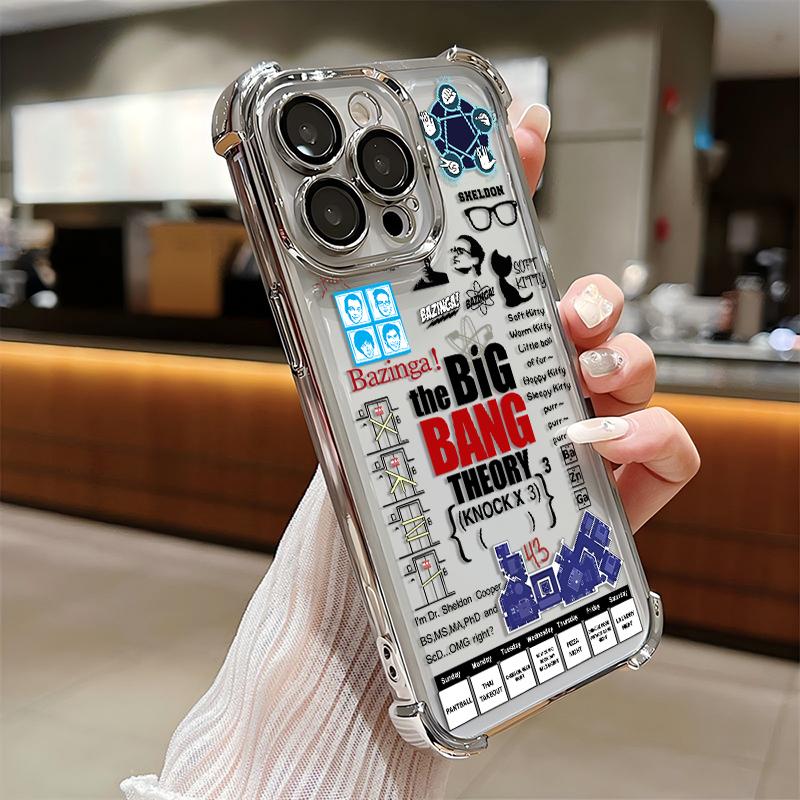 Popular TV Series The Big Bang Theory Plating Phone Case For Samsung S26 S25 S24 S23 S22 S21 S20 FE Note20 Edge Plus Ultra 4G 5G