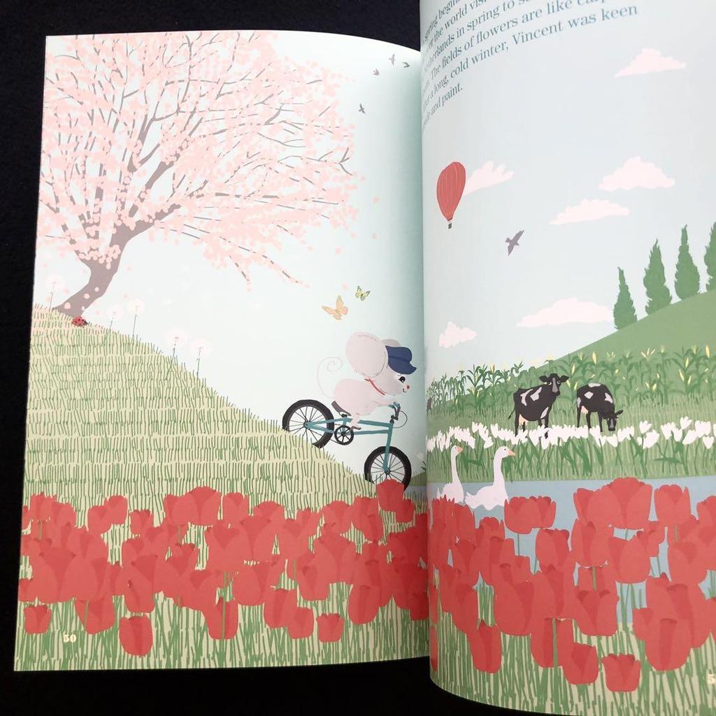 [USED] Van Gogh and the Four Seasons: An art book for children