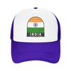 Mesh Sun Hats India Flag Emblem Vintage  Summer Trucker Hat For Unisex-Teens  y2k Funny Hot Sale Hunting Camping Baseball Cap
