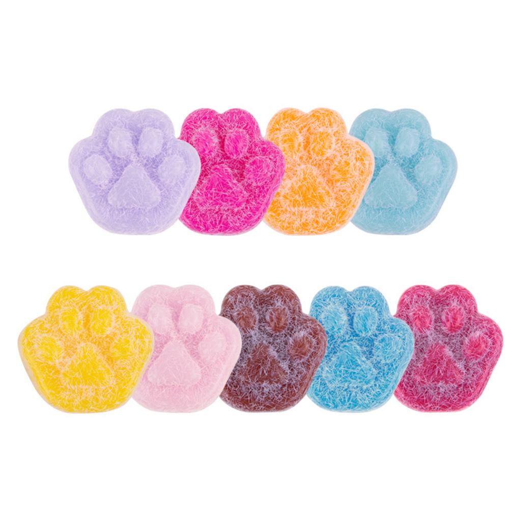Stress Relief Sensory Toy Squishy Paw Shape Soft Flexible Squeeze Handheld Fidget Toy for Anxiety and Focus