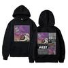 Autumn Winter Casual Men Hoodies Cool Streetwear Unisex Oversized Sweatshirt Rapper Kanye West Graduation Printed Hoody