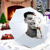 Umbrella with Jude Bellingham Real Madrid Player Print, Football Star Umbrella for Adults, Soccer Windproof Travel Rain Umbrella