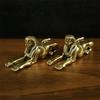 Retro Copper Egypt Sphinx Statue Small Ornaments Brass Guardian Statue Figurines Desktop Decorations Home Decor Accessories