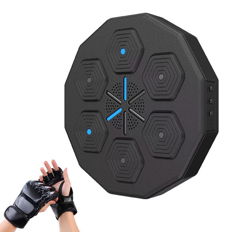 Smart Boxing Trainer Wall-Mounted Electronic Light Target with Music for Home Fitness Reaction Training