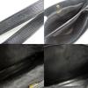 Used BALLY Tote Bag quilting leather black Chain