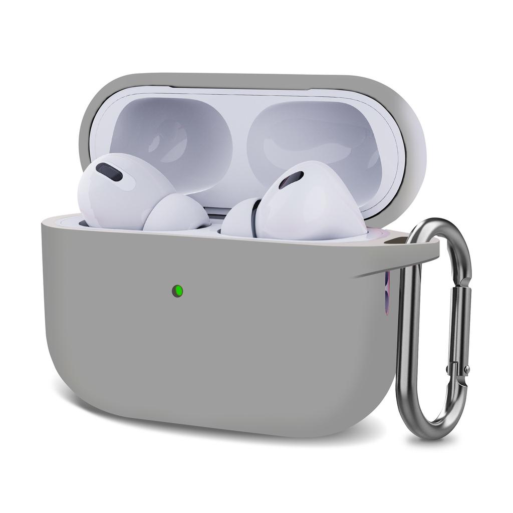 Suitable for AirPods Pro2 Apple 2026 Bluetooth Headset Silicone Solid Color One-piece Thickened Protective Case
