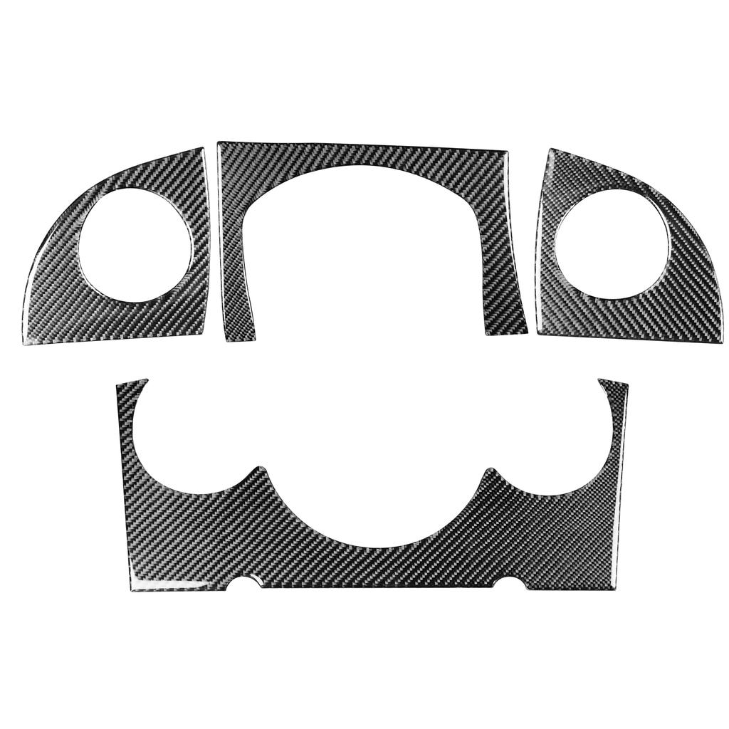 For MINI COOPER R50 R53 2002 2003 2004 Multiple Colors Real Carbon Fiber Stickers Whole Set Central Control Car