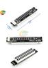 Mini Dual 12-bit Music Level Indicator, Audio LED Light Bar, Light Speed Adjustable, Stereo Power Amplifier Board With AGC Mode