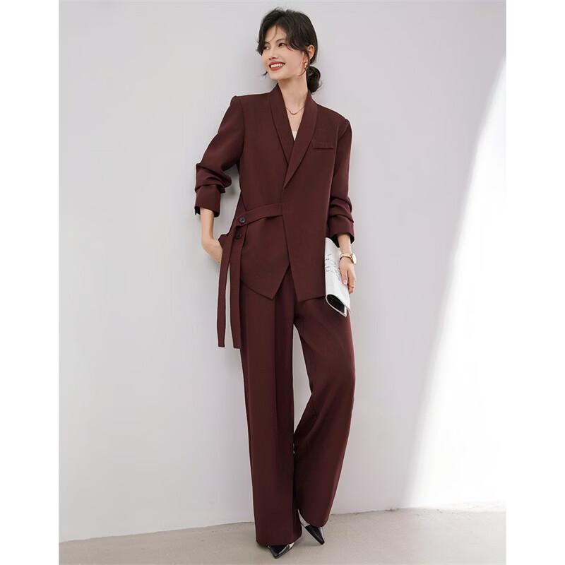 Elegant Wide-Leg Suit Set for Women