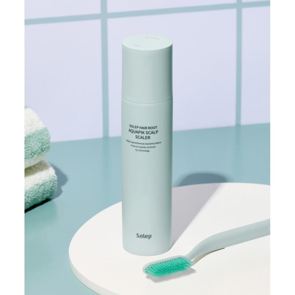 Solep Hair Root Aquapic Scaller With Special Brush NONE