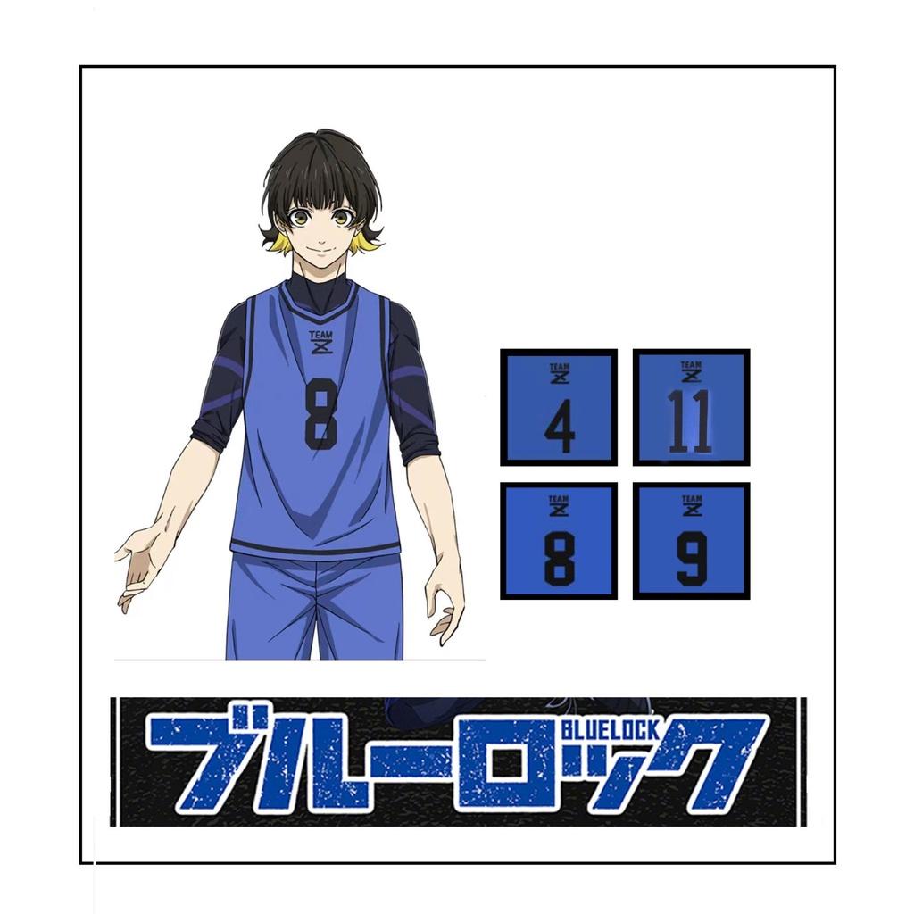 

Lock Cosplay Blue Isagi Yoichi Bachira Meguru Kunigami Rensuke Chigiri Hyouma NO.8,S