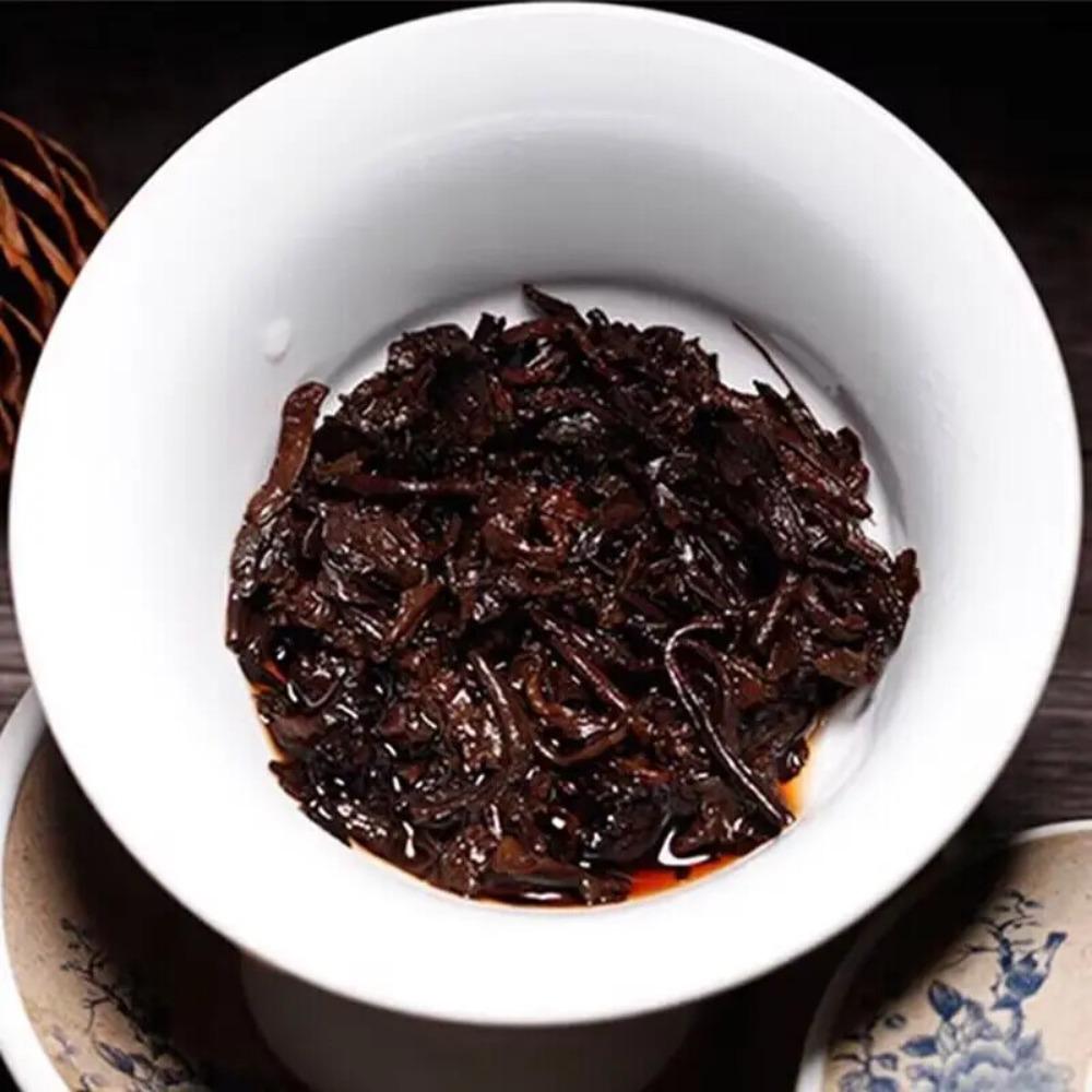 Premium Pu Erh Ripe Cake Menghai Golden Buds Tea 357g