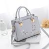 Modna haftowana damska torba na suwak Torebka na jedno ramię Casual Crossbody Bag