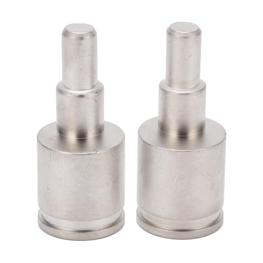 2pcs Amp Input Reducer Adapter 0 Gauge To 4 Gauge High Power Brass Nickel Plated for Car