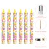 Electronic Candle Light Flameless LED Candles Battery Operated Safe Fire-Free Decorative Lights for Bedroom Living Room Wedding Party Home Decor